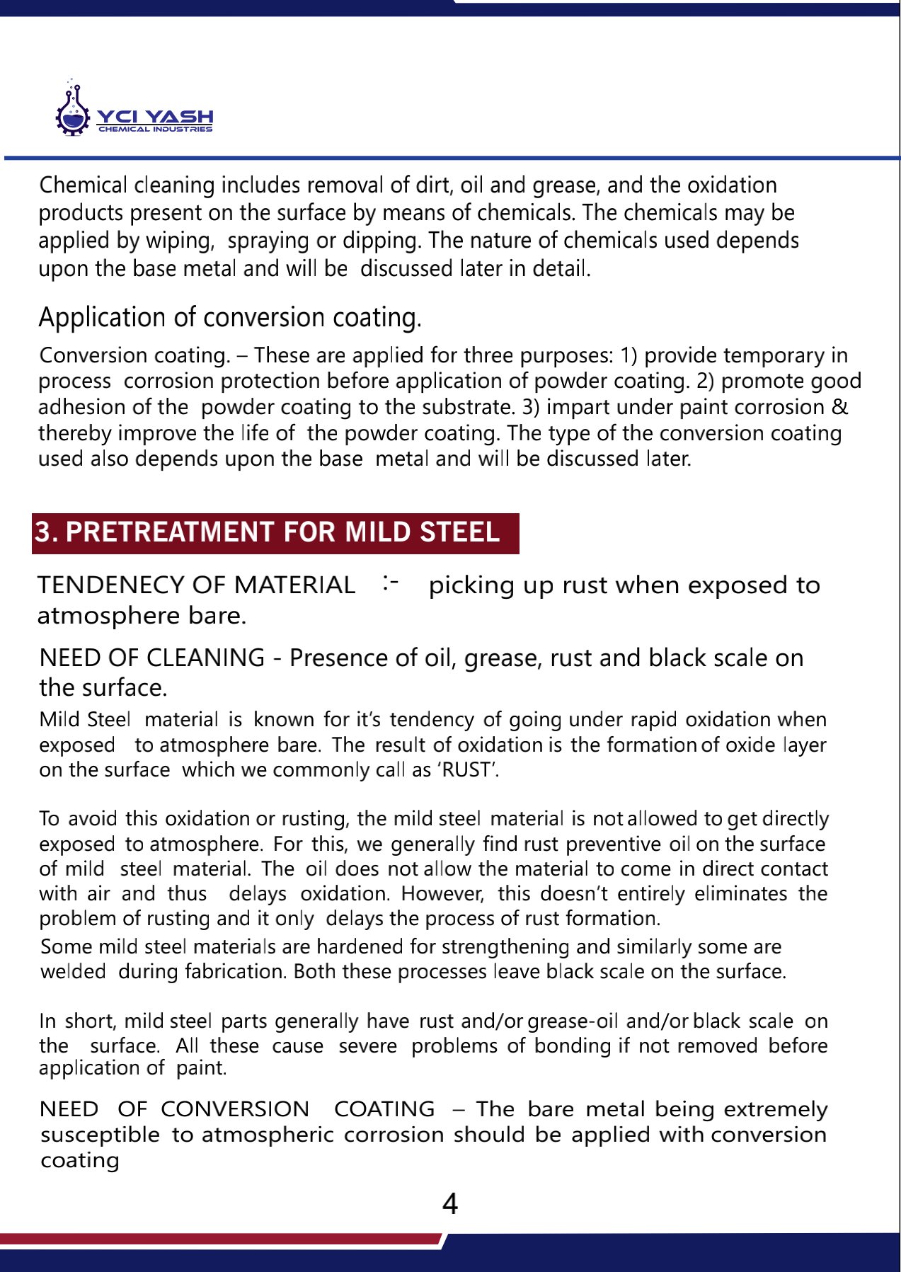 YCI-Phos FE-20 Eco Iron Phosphate (3-in-1)